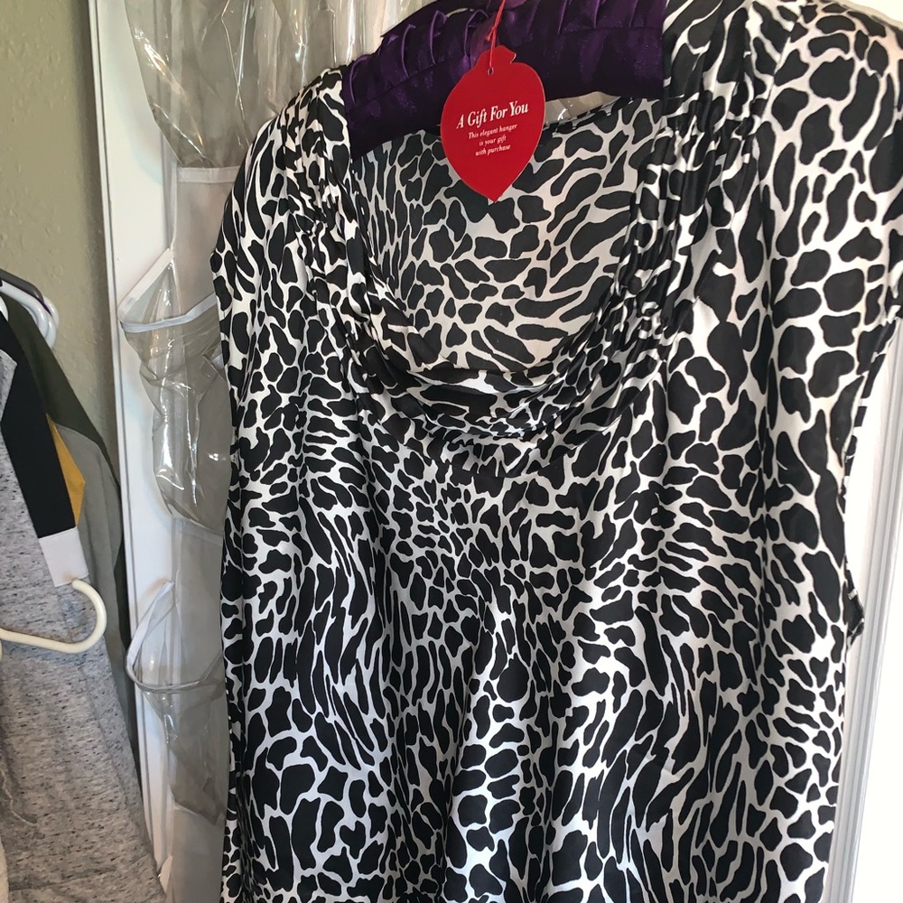 Anne Klein silk blouse xl excellent used condition